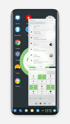 Q theme for Computer Launcher android App screenshot 2